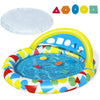 BESTWAY Learn & Splash Round Kids Pool 3ft 11in x 3ft 10in x 1ft 6in | Inflatable Play Pool