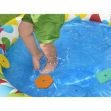 BESTWAY Learn & Splash Round Kids Pool 3ft 11in x 3ft 10in x 1ft 6in | Inflatable Play Pool