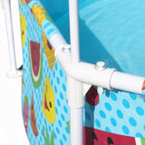 BESTWAY Metal Frame Sunshade Kids Pool 8ft x 1ft 8in | Above Ground Play Pool