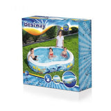 BESTWAY Nemo PVC Kids Play Pool 8ft 7in x 5ft 2in x 1ft 6in | Large Inflatable Splash Pool
