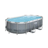BESTWAY Oval Steel Frame Pool 14ft x 8ft 2in x 3ft 3.5in | Above Ground Family Pool