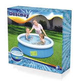 BESTWAY Fast Set Portable Kids Pool 5ft x 1ft 3in | Easy Setup Swimming Pool