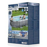 BESTWAY Power Steel Oval Pool 10ft x 6ft 7in x 2ft 9in | Above Ground Family Pool