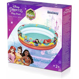 BESTWAY Princess Characters Kids Pool 4ft x 1ft | Inflatable Splash Pool