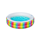 BESTWAY Rainbow Dream Kids Pool 6ft 9in x 6ft 9in x 1ft 8in | Inflatable Splash Pool
