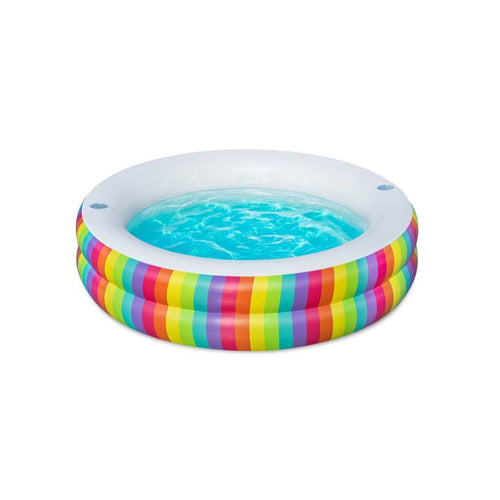 BESTWAY Rainbow Dream Kids Pool 6ft 9in x 6ft 9in x 1ft 8in | Inflatable Splash Pool