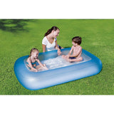BESTWAY Rectangular Aquababies Kids Pool 5ft 4in x 10in | Inflatable Splash Pool