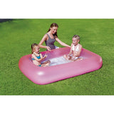 BESTWAY Rectangular Aquababies Kids Pool 5ft 4in x 10in | Inflatable Splash Pool
