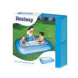 BESTWAY Rectangular Aquababies Kids Pool 5ft 4in x 10in | Inflatable Splash Pool