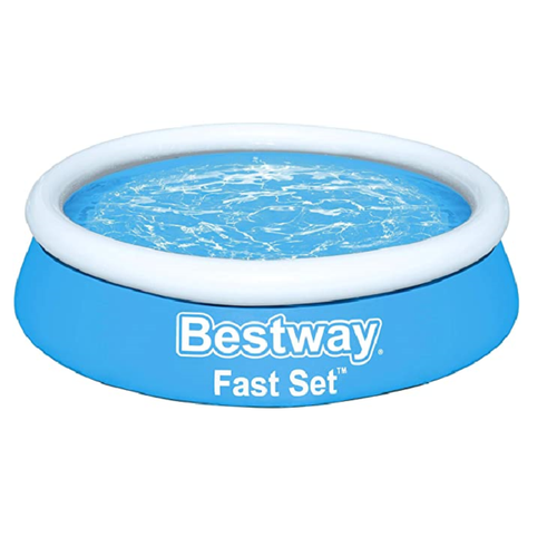 BESTWAY Round Inflatable Swimming Pool 10ft x 2ft 6in | Family Splash Pool