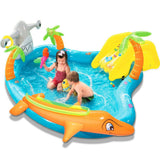 BESTWAY Sea Life Play Centre Pool 9ft 2in x 8ft 5in x 2ft 10in | Kids Inflatable Water Play Center
