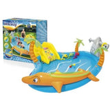 BESTWAY Sea Life Play Centre Pool 9ft 2in x 8ft 5in x 2ft 10in | Kids Inflatable Water Play Center