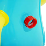 BESTWAY Seahorse Sprinkler Kids Pool 6ft 2in x 5ft 3in | Inflatable Splash Pool with Spray