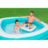 BESTWAY Sippin Summer Family Pool 7ft 2in x 7ft 2in x 1ft 7in | Inflatable Pool