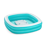 BESTWAY Sippin Summer Family Pool 7ft 2in x 7ft 2in x 1ft 7in | Inflatable Pool