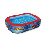 BESTWAY Spider-Man Soft Edge Kids Pool 6ft 7in x 4ft 9.5in x 1ft 7in | Inflatable Family Pool
