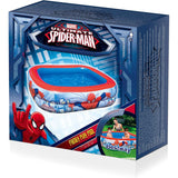 BESTWAY Spider-Man Soft Edge Kids Pool 6ft 7in x 4ft 9.5in x 1ft 7in | Inflatable Family Pool