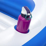 BESTWAY Splash Paradise Pool with Seat 7ft 7in x 7ft 2in | Inflatable Family Lounge Pool