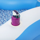BESTWAY Splash View Family Pool with Seat 8ft 10in x 6ft 6in x 1ft 8in | Inflatable Lounge Pool
