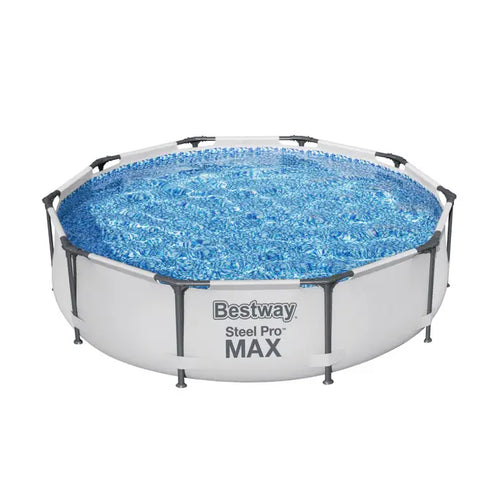 BESTWAY Steel Pro Max Frame Pool 10ft x 2ft 6in | Above Ground Kids & Family Pool