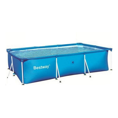 BESTWAY Steel Pro Rectangular Pool 8ft 6in x 5ft 6in x 2ft | Above Ground Family Pool