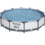 BESTWAY Steel Pro Round Swimming Pool 12ft x 2ft 6in | Above Ground Family Pool