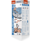 BESTWAY Steel Pro Round Swimming Pool 12ft x 2ft 6in | Above Ground Family Pool