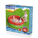 BESTWAY Sweet Strawberry Kids Pool 5ft 6in x 1ft 3in | Easy Setup Inflatable Pool