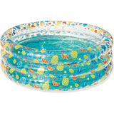 BESTWAY Transparent Ocean Life Kids Pool 4ft 11in x 1ft 9in | Inflatable Splash Pool