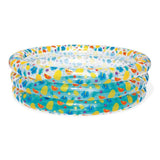 BESTWAY Tropical Life 3 Ring Kids Pool 5ft 7in x 1ft 9in | Inflatable Splash Pool