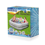 BESTWAY TruPrint Stone Family Pool 7ft x 6ft 9in x 1ft 9in | Inflatable Swimming Pool