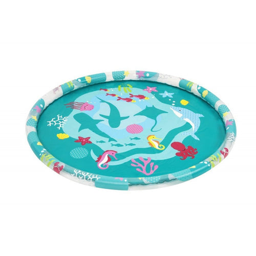 BESTWAY Underwater Sprinkler Splash Pad 5ft 5in | Kids Fountain Play Pool