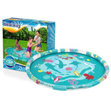BESTWAY Underwater Sprinkler Splash Pad 5ft 5in | Kids Fountain Play Pool
