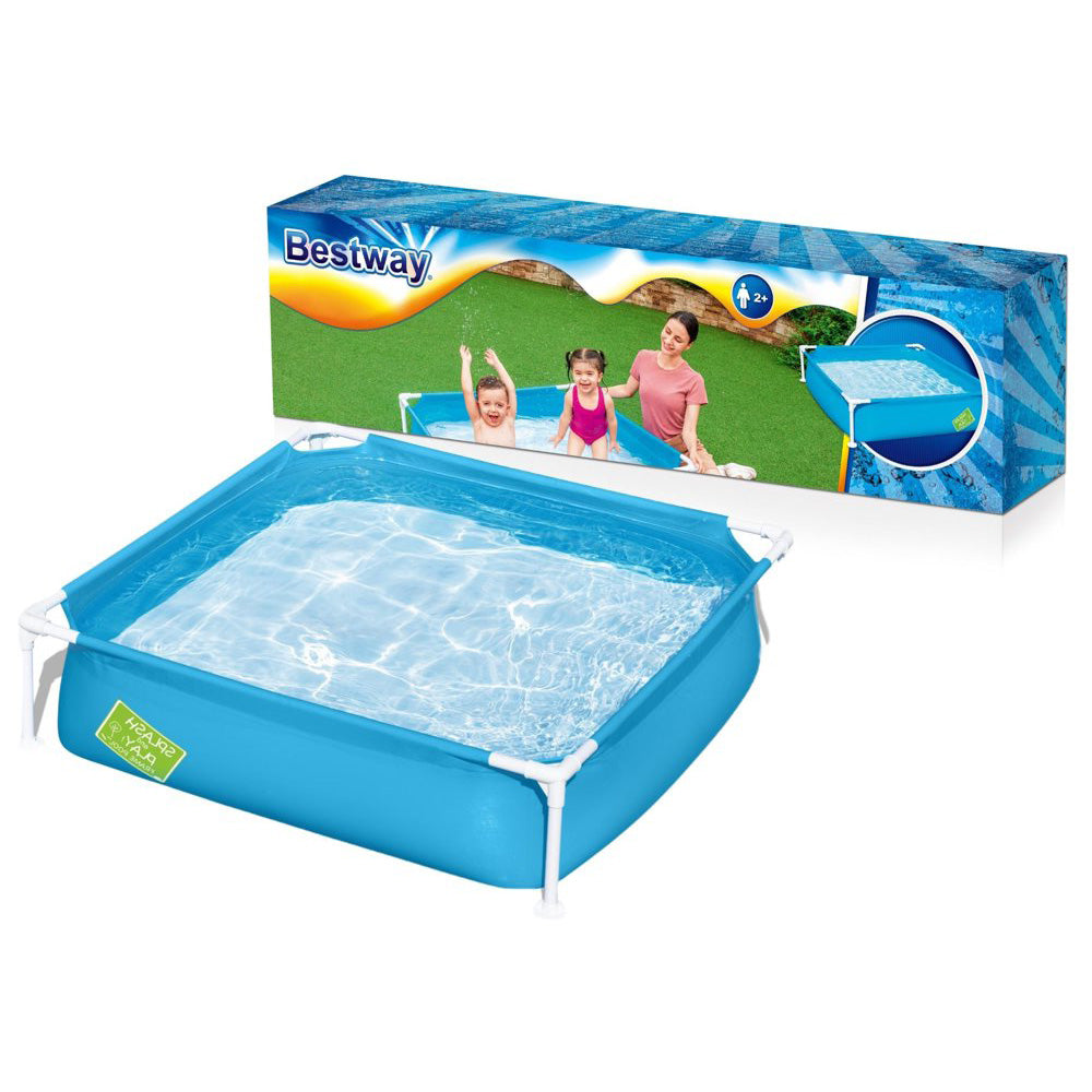 BESTWAY Kids Frame Pool 4x4ft | Durable Outdoor Splash Pool
