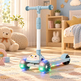 Blue Chick Kids Scooter with LED Light-Up Wheels & Music