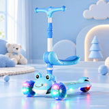 Blue Frog Kids Seat Scooter with LED Wheels & Music