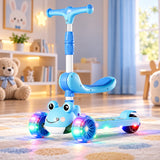 Blue Frog Kids Seat Scooter with LED Wheels & Music