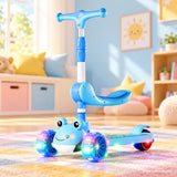 Blue Frog Kids Seat Scooter with LED Wheels & Music