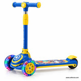 Blue Space Kids Scooter with Star Shield & LED Wheels