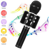 Wireless Karaoke Microphone with Bluetooth Speaker for Kids