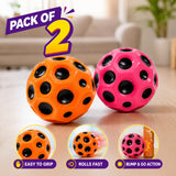 Bouncy Ball for Kids – Anti-Fall Moon Shape (Random Color)