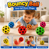 Bouncy Ball for Kids – Anti-Fall Moon Shape (Random Color)