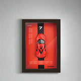 1:32 Diecast Lykan Hypersport Model Car in 3D Photo Frame