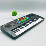 37-Key Piano Keyboard Toy for Kids with Microphone & Stool