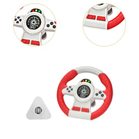 Child using pretend driving steering wheel toy educational ABS plastic toy