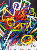 Sticks Block Set for Kids – 246 Pcs Flexible Building Toy