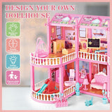 Castle Dream Home DIY Doll House – 150-Piece Castle Playset