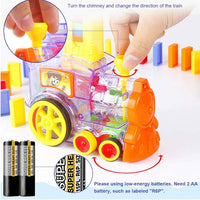 Kids domino train building blocks STEM educational toy Pakistan
