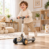 Racing 68 Kids Scooter with Gold Wheel Hubs – Slate Grey