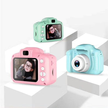 Kids Camera Blue Color Dual Lens Digital Camera Gift Pakistan